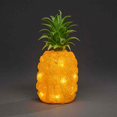Konstsmide 6277-103 Acryl figuur Ananas Warmwit LED Oranje, Groen