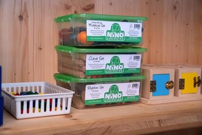 Nino Percussion Claves Box Set 24-delige percussieset - thumbnail