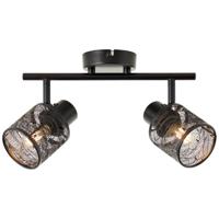 Brilliant Zwarte plafondlampBano 2-lichts - 99869/76 - thumbnail