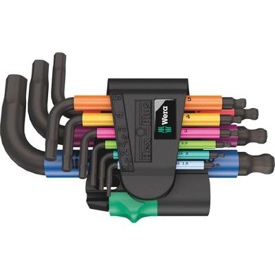 Wera 950/9 Hex-Plus Multicolour 2 Inbus Haakse schroevendraaierset 1.5 mm, 2 mm, 2.5 mm, 3 mm, 4 mm, 5 mm, 6 mm, 8 mm, 10 mm 9-delig Wera 950/9 Hex-Plus Multicolour 2 Inbus Haakse schroevendraaierset 1.5 mm, 2 mm, 2.5 mm, 3 mm, 4 mm, 5 mm, 6 mm, 8 mm, 10 mm 9-delig