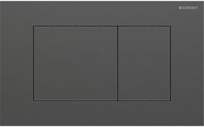 Geberit Drukplaat Sigma 40, 2-toets Square RVS Zwart Chroom Geberit Drukplaat Sigma 40, 2-toets Square RVS Zwart Chroom