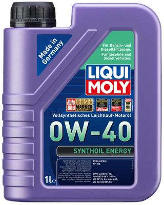LIQUI MOLY "synthoil energy" motorolie motoroel synthoil energy lm 0w-40 1 liter