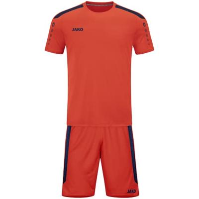 JAKO 4223K Shirt Power Km Kids - Flame/Marine - 140