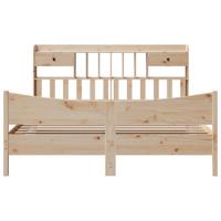 Bedframe zonder matras massief grenenhout 180x200 cm - thumbnail
