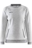 Craft 1910628 Core Soul Crew Sweatshirt W - Grey Melange - S - thumbnail