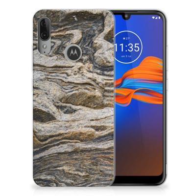 Motorola Moto E6 Plus | TPU | Siliconen hoesje | Steen Motorola Moto E6 Plus | TPU | Siliconen hoesje | Steen