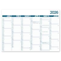 6-maandkalender 2026 inni groot memento 430x320mm | 10 stuks - thumbnail