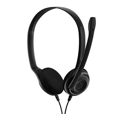 EPOS PC 8 USB On Ear headset Kabel Stereo Zwart Microfoon uitschakelbaar (mute), Volumeregeling Computer