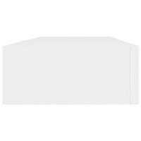 Wandschap met lade 60x23,5x10 cm MDF wit - thumbnail