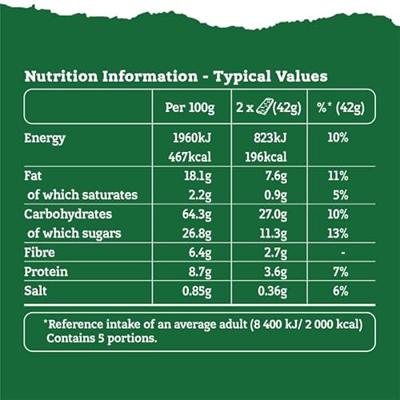 Nature Valley crunchy haver en honing single (18x 42gr)