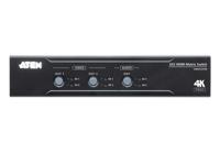ATEN VM0202HB HDMI-switch Ultra HD-geschikt, LED-weergave, Rackmontage mogelijk, 3D-weergave mogelijk, Met afstandsbediening, Met audiopoorten, ARC (Audio - thumbnail