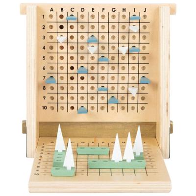 Small Foot houten strategie spel slag om de schepen