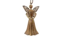 Kersthanger lizzy engel 42 cm goud - thumbnail