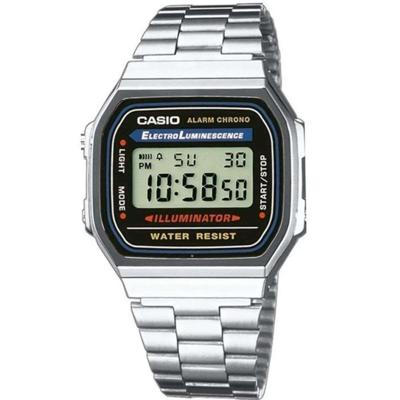 Casio A-168WA1W Unisex Horloge 33mm 3ATM