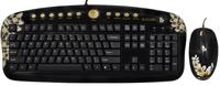 Golden Aloha - Golden Sunset - Multimedia Keyboard & G-laser Mouse Desktop Set - DE Layout - thumbnail