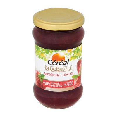 Cereal Aardbeienjam minder suikers 320 Gram Cereal Aardbeienjam minder suikers 320 Gram
