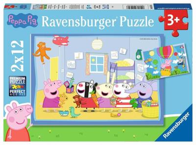 Ravensburger - de avonturen van peppa pig legpuzzel 12 stuks Ravensburger - de avonturen van peppa pig legpuzzel 12 stuks