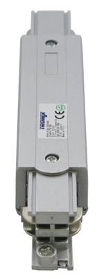 Rechte koppeling voor een spanningsrail aluminium 169-008