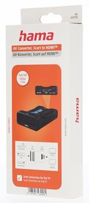 Hama AV-converter, scart naar HDMI Converter Zwart