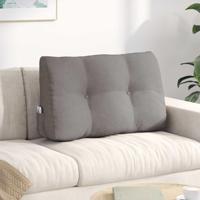 VidaXL Rugkussen taupe 80 x 24 x 50 cm stof - thumbnail