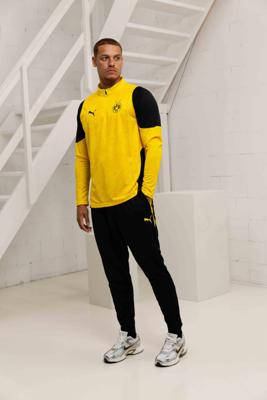 PUMA Borussia Dortmund Trainingstrui 1/4-Zip 2025-2026 Geel Zwart PUMA Borussia Dortmund Trainingstrui 1/4-Zip 2025-2026 Geel Zwart