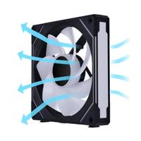 Lian Li UNI FAN SL-INF 140, 1-pack, Black, ARGB PWM Reverse Blade - thumbnail