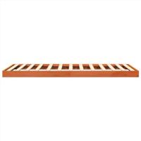 Bedframe massief grenenhout wasbruin 120x190 cm - thumbnail