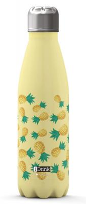Total Juggling thermosfles Ananas 500 ml staal geel