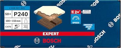 Bosch Accessoires EXPERT C470 Schuurpapier 100 x 150 mm, K 240, 50-delig - 2608901645 Bosch Accessoires EXPERT C470 Schuurpapier 100 x 150 mm, K 240, 50-delig - 2608901645
