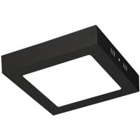 LED Downlight - 12W - Helder/Koud Wit 6400K - Mat Zwart - Opbouw - Vierkant - Aluminium - 170mm - thumbnail