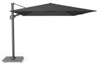Challenger T2 premium 350x260 cm Faded black zweefparasol zonwering Platinum - Platinum - thumbnail
