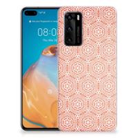 Huawei P40 | TPU bumper | Pattern Orange - thumbnail