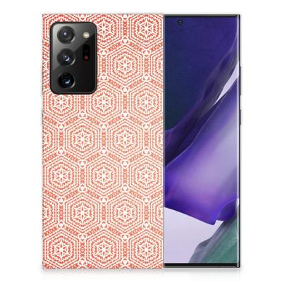 Samsung Galaxy Note20 Ultra | TPU bumper | Pattern Orange