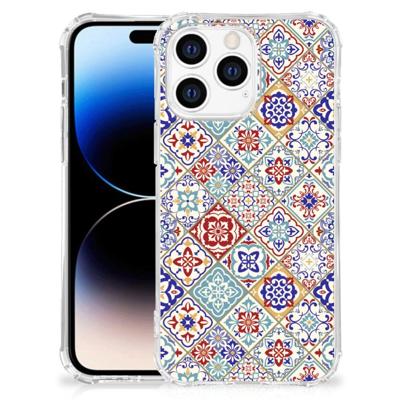 Apple iPhone 14 Pro Max Anti-Shock Hoesje Tiles Color Apple iPhone 14 Pro Max Anti-Shock Hoesje Tiles Color