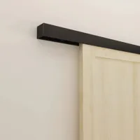 Loftdeur Zwart Modern Schuifdeursysteem 200/240cm wandmontage - thumbnail