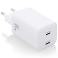 Oplader Aisens ASCH-65W2P039-W Wit 65 W (1 Stuks) - thumbnail