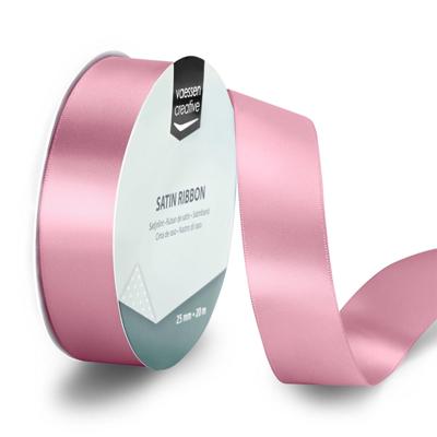 Vaessen Creative • satijnlint 20mx25mm oudroze
