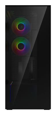 Arctic Xtender Midi-tower PC-behuizing, Gaming-behuizing Zwart - thumbnail