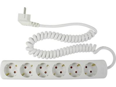 AS Schwabe 11461 Stekkerdoos Wit Randaarde stekker 1 stuk(s)