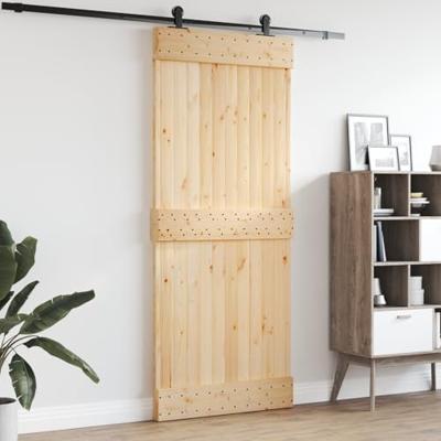 VidaXL Deur narvik 95x210 cm massief grenenhout