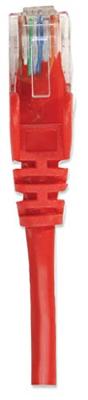 Intellinet 318198 RJ45 Netwerkkabel, patchkabel CAT 5e U/UTP 0.50 m Rood 1 stuk(s)