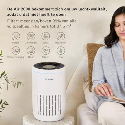 Bosch Home Comfort 7733702200 Air 2000 Luchtreiniger 37 m² Wit