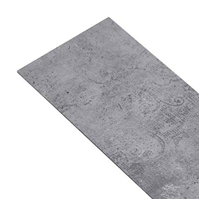 VidaXL Vloerplanken zelfklevend 4,46 m² 3 mm pvc cementgrijs