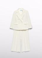 Abel & Lula Zomer broekpak crepe meisjes - creme wit - thumbnail