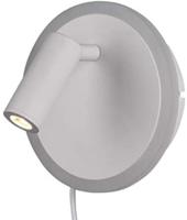 Trio WandlampJordan met spot mat wit - 229210231 - thumbnail