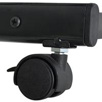 Tijdschriftenrek zwart 47,5x43x133 cm A4 - thumbnail