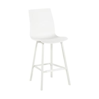 Hartman Outdoor Barkruk 'Sophie Wave' kleur Wit (zithoogte 77cm)