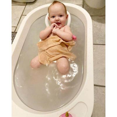 Babytrold - Foldable Bath - White and Grey