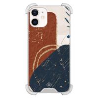 iPhone 12 mini shockproof hoesje - Abstract terracotta - thumbnail