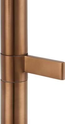 Ben Anello fonteinkraan met hendel rechts geborsteld koper